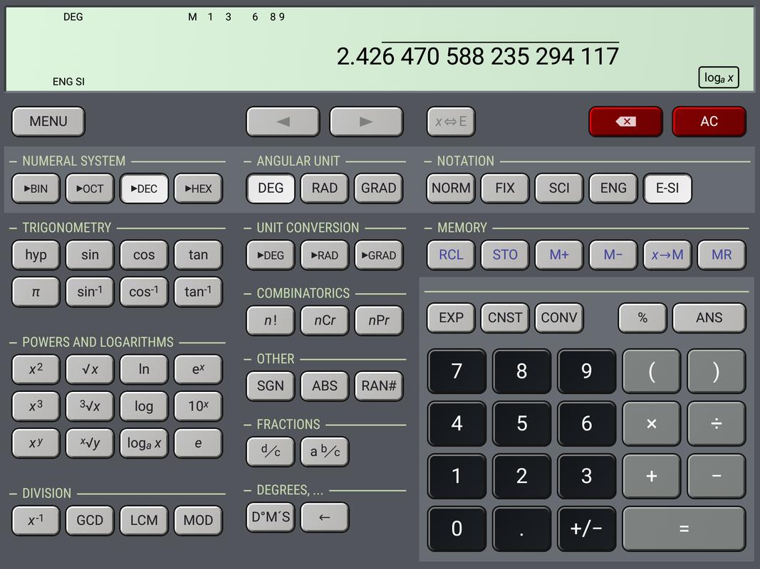Download scientific calculator